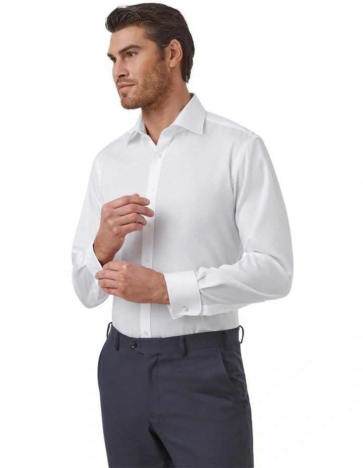 Elwood Modern Fit Shirt in White image 4