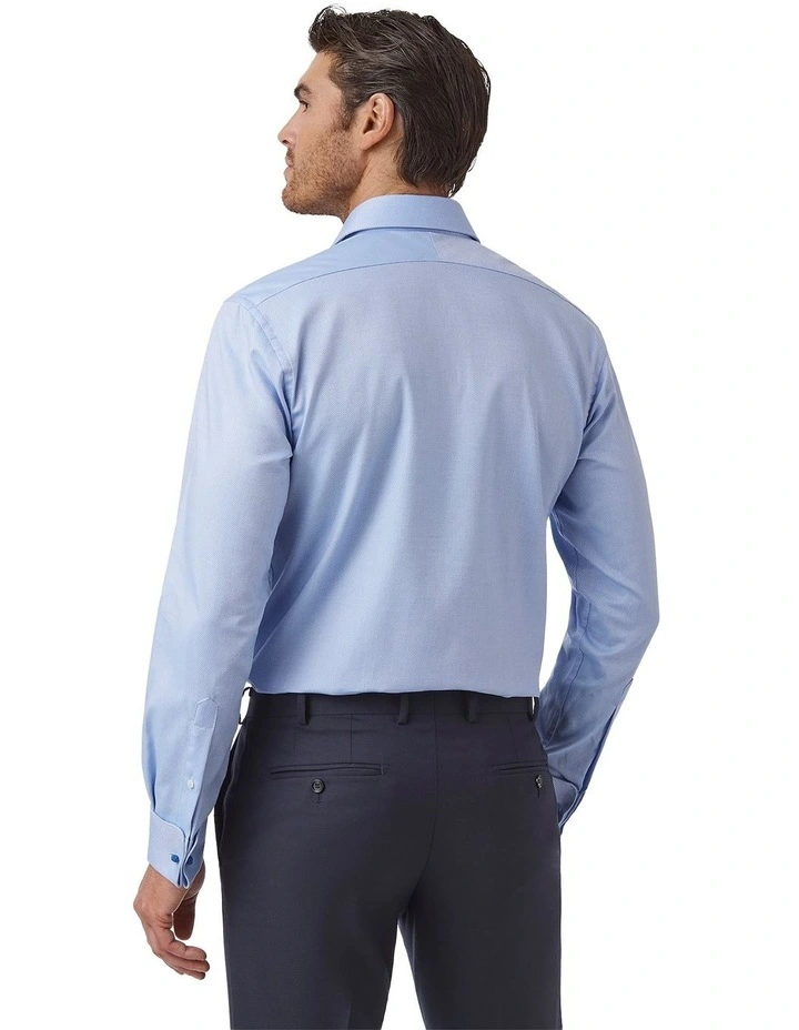 Elwood Modern Fit Shirt In Blue image 3