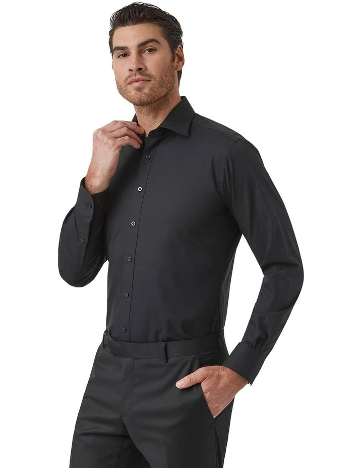 Preston Modern Fit Shirt In Black image 4