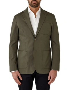Bondi Modern Fit Sports Jacket In Green