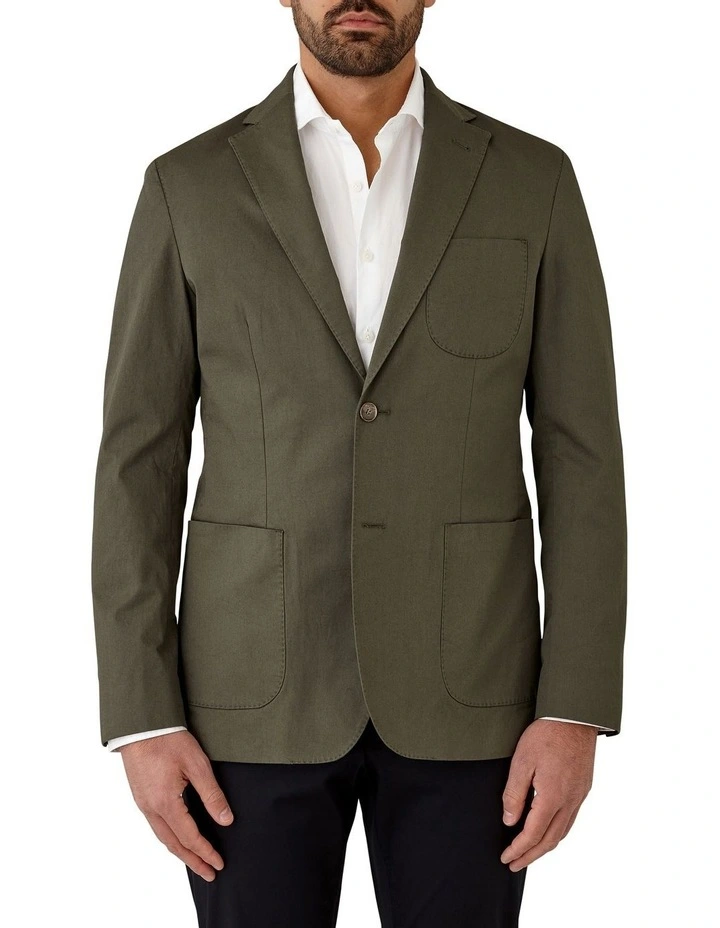 Bondi Modern Fit Sports Jacket In Green image 1