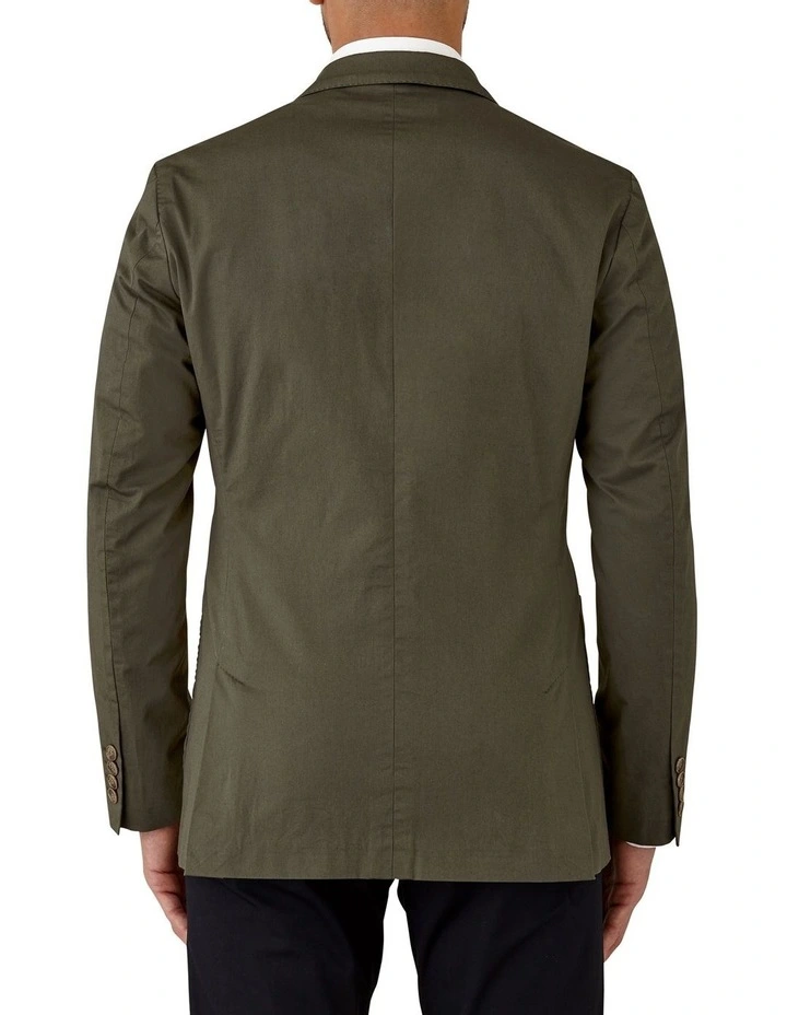 Bondi Modern Fit Sports Jacket In Green image 2
