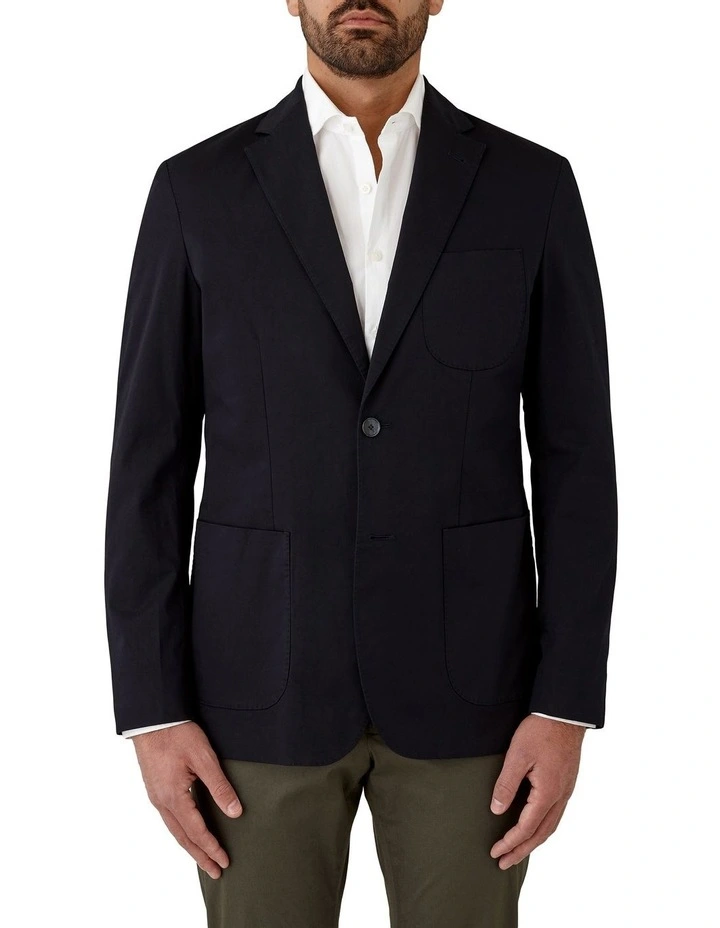Bondi Modern Fit Sports Jacket In Navy image 1