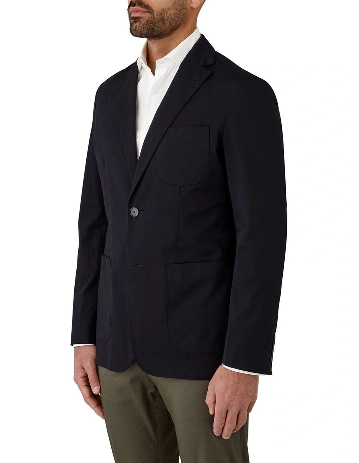 Bondi Modern Fit Sports Jacket In Navy image 3