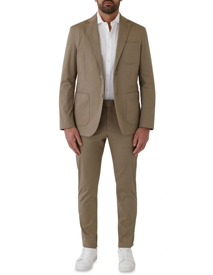 Bondi Modern Fit Sports Jacket in Taupe image 2