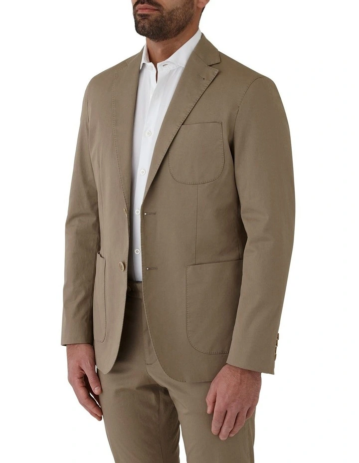 Bondi Modern Fit Sports Jacket in Taupe image 4