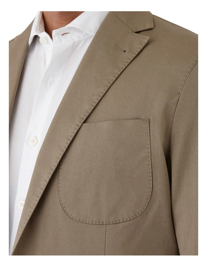 Bondi Modern Fit Sports Jacket in Taupe image 5
