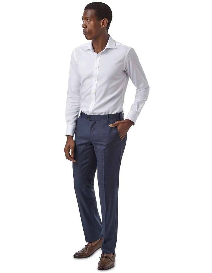 Kingsbury Slim Fit Trouser in Navy image 3