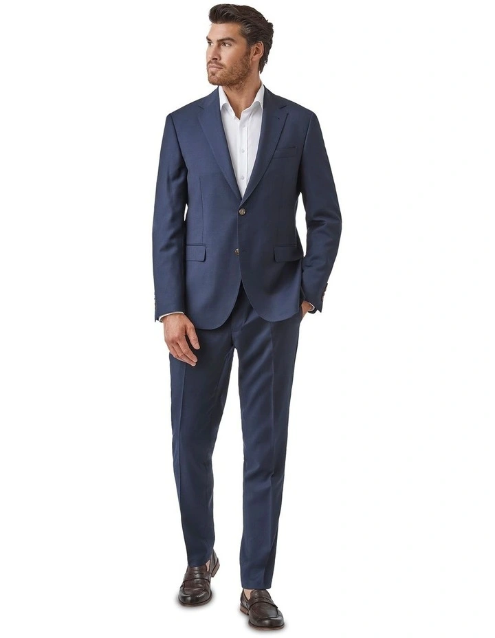 Mitcham Modern Fit Trouser In Navy image 5