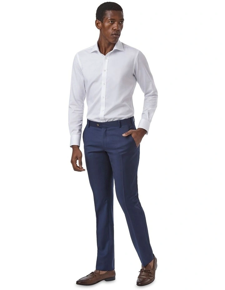 Kingsbury Slim Fit Trouser in Navy image 3
