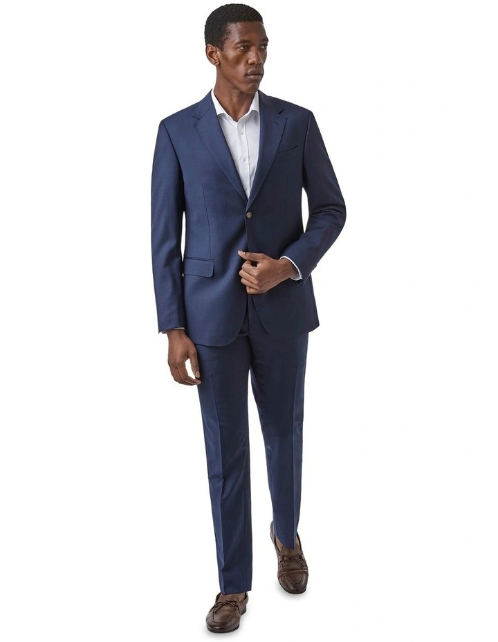 Kingsbury Slim Fit Trouser in Navy image 5