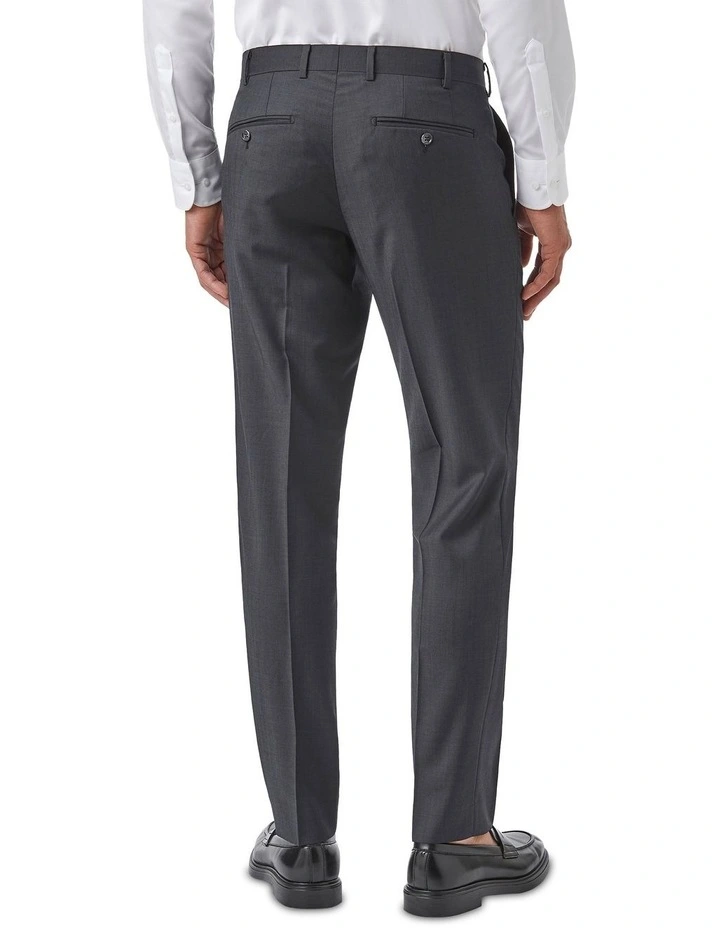 Mitcham Modern Fit Trouser In Charcoal image 2