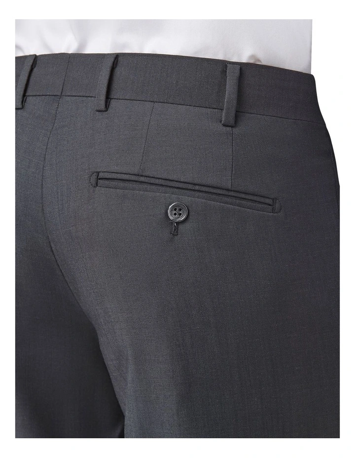 Mitcham Modern Fit Trouser In Charcoal image 4