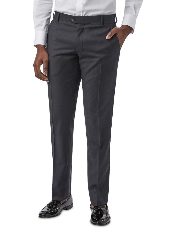 Kingsbury Slim Fit Trouser in Charcoal image 1