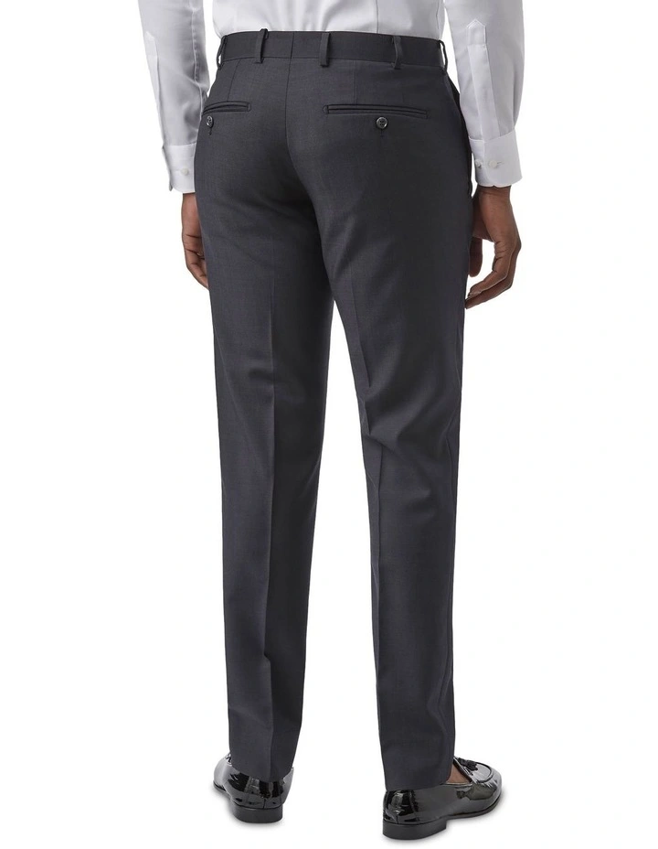 Kingsbury Slim Fit Trouser in Charcoal image 2