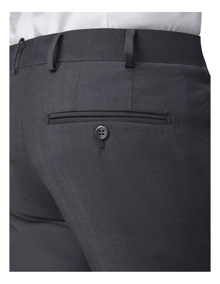 Kingsbury Slim Fit Trouser in Charcoal image 4