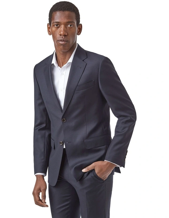 Richmond Slim Fit Jacket in Dark Navy image 4