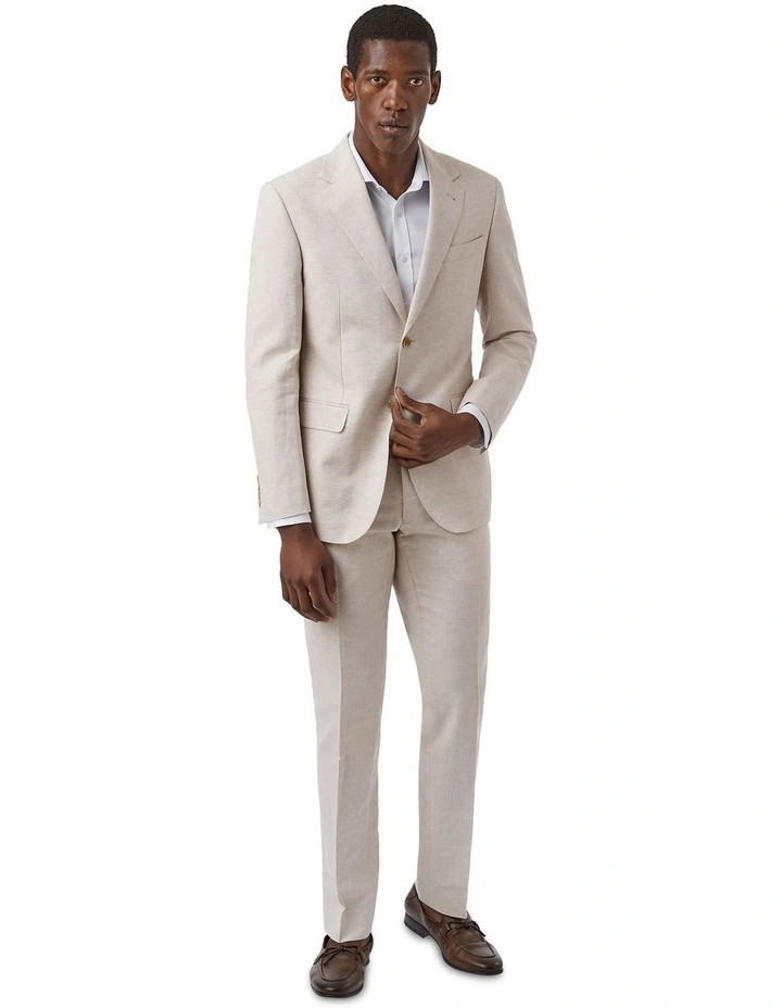 Richmond Slim Fit Jacket in Sand image 2