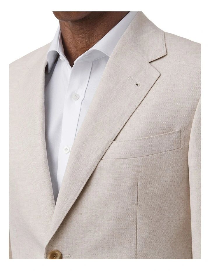Richmond Slim Fit Jacket in Sand image 5