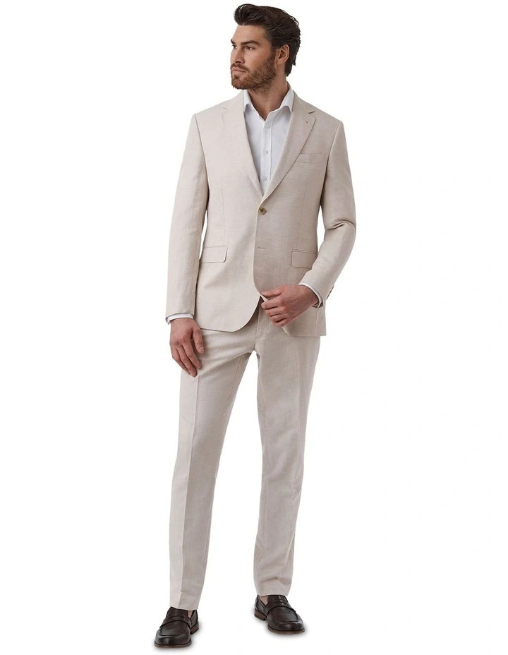 Mitcham Modern Fit Trouser in Sand image 5