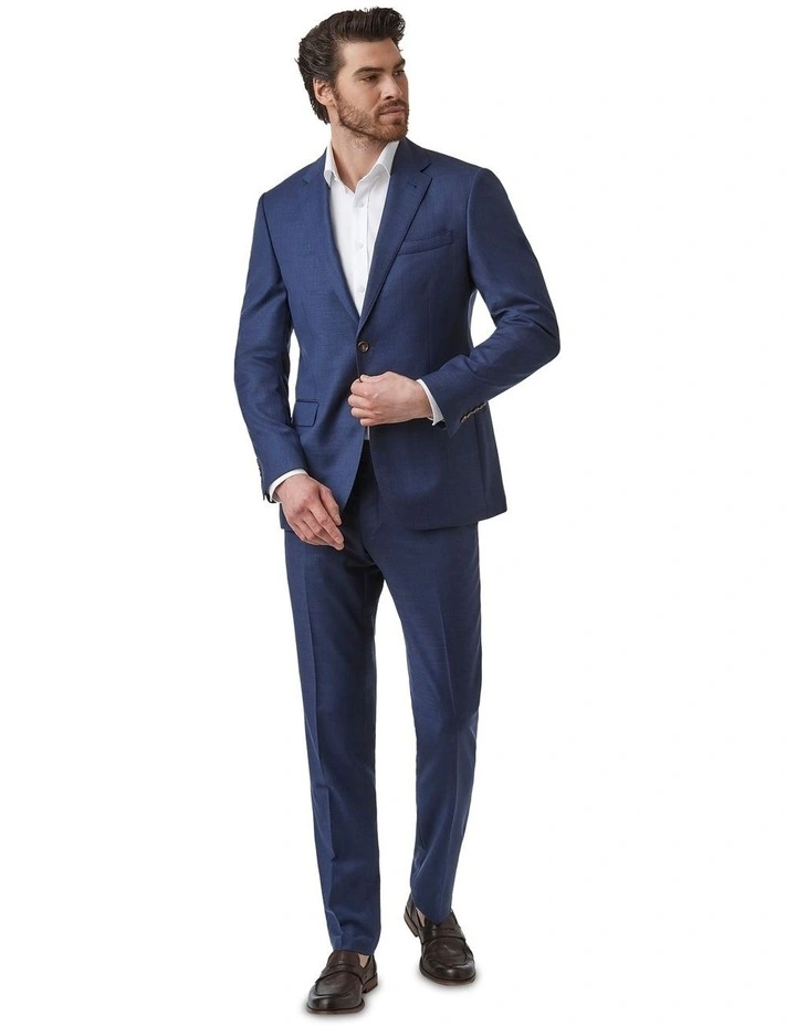 Mitcham Modern Fit Trouser in Blue image 5