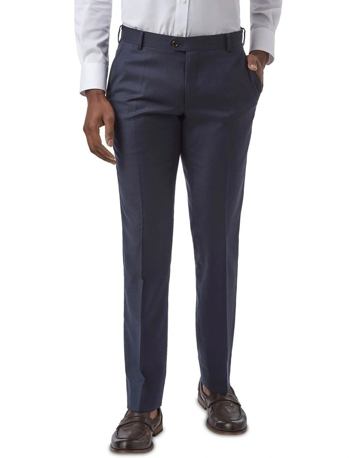 Kingsbury Slim Fit Trouser in Navy image 1