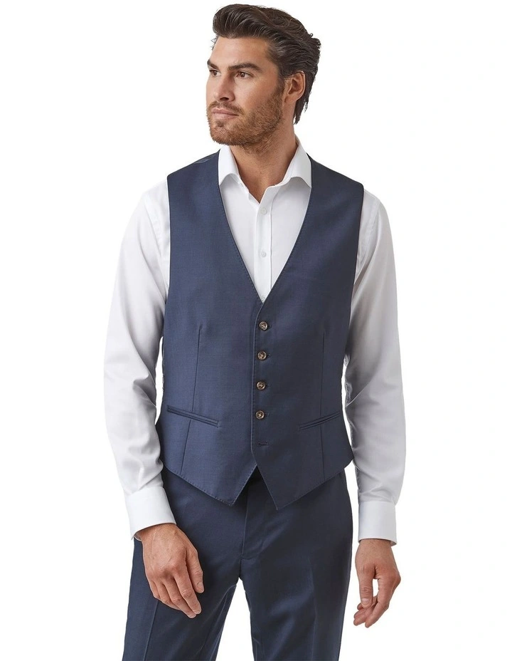 Fawkner Vest in Navy image 1