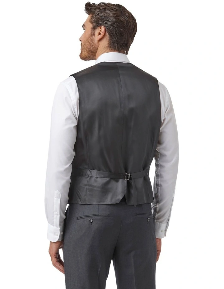 Fawkner Vest In Charcoal image 2