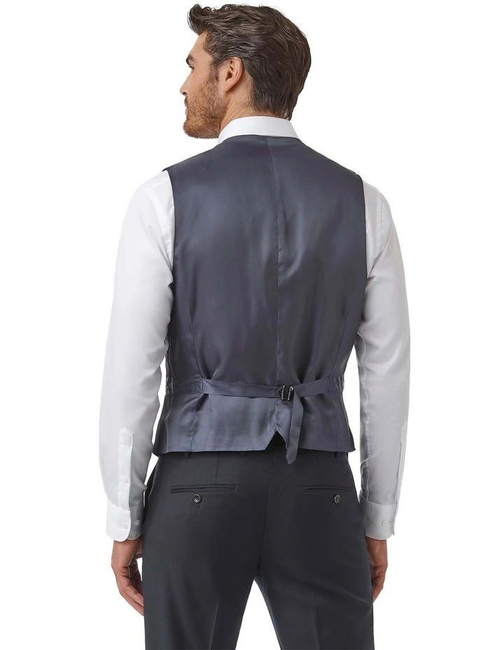 Fawkner Modern Fit Vest In Dark Navy image 2