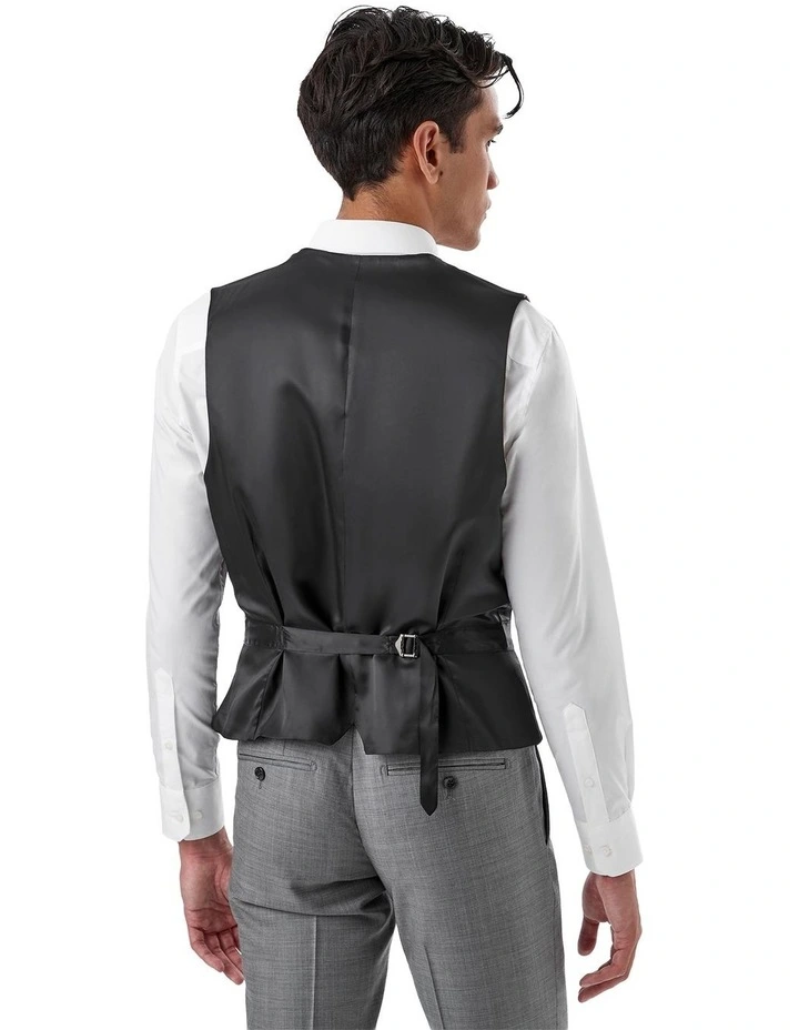 Fawkner Modern Fit Vest In Grey image 2