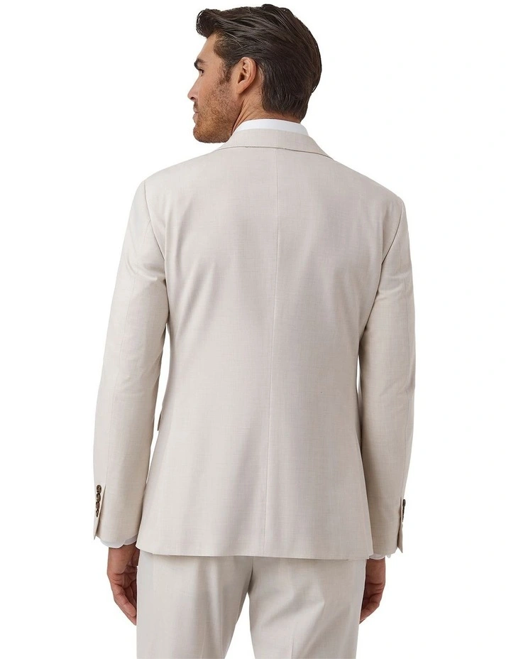 Serra Modern Fit Jacket In Stone image 3