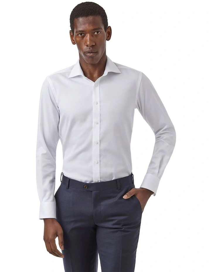 Rathdowne Slim Fit Shirt in White image 1