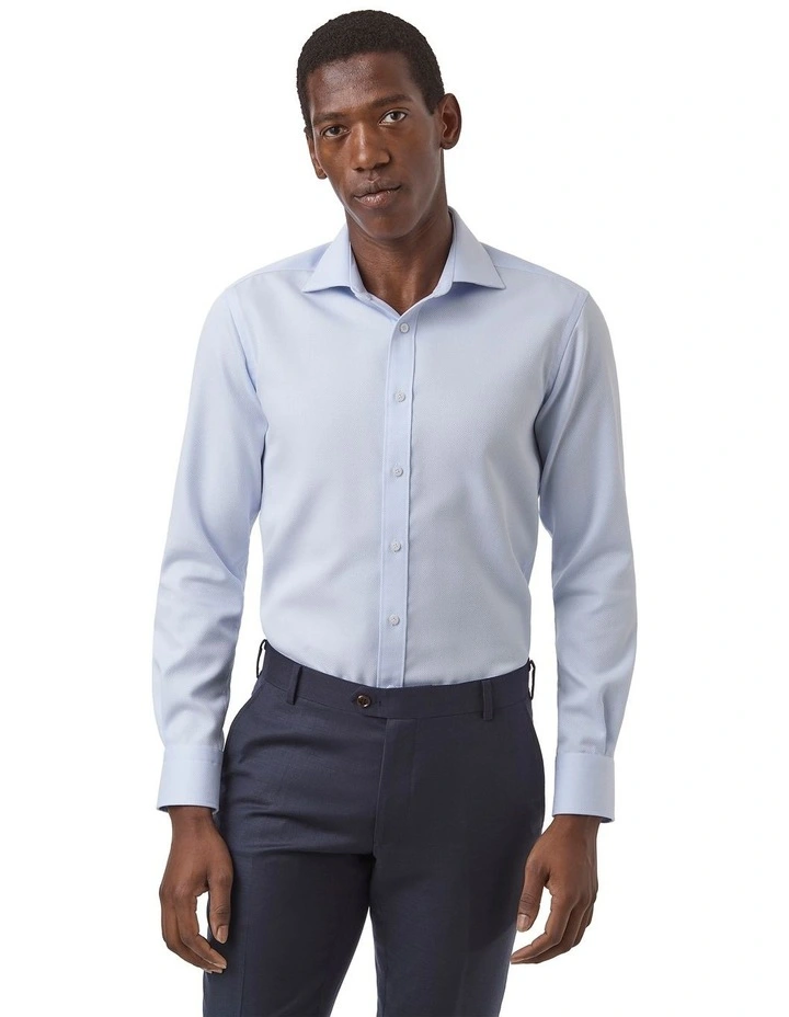 Rathdowne Slim Fit Shirt in Light Blue image 1