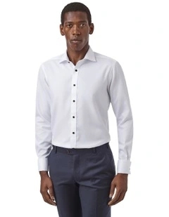 Westgarth Slim Fit BB Shirt in White