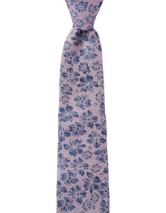 Flora Silk Tie in Pink