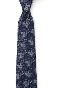 Philadelphus Silk Tie In Blue