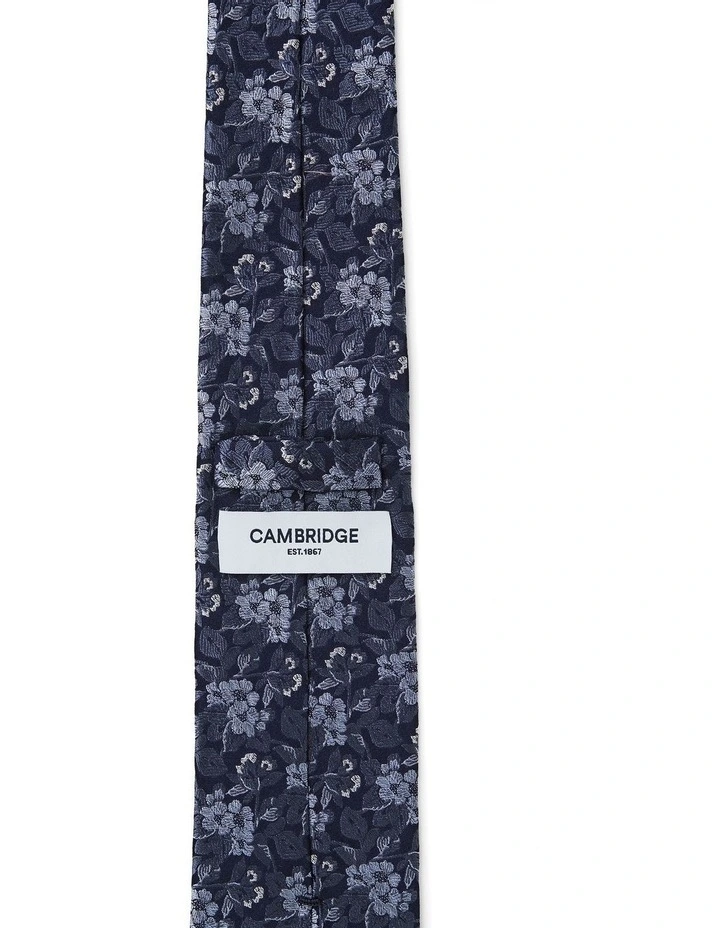 Philadelphus Silk Tie In Blue image 2