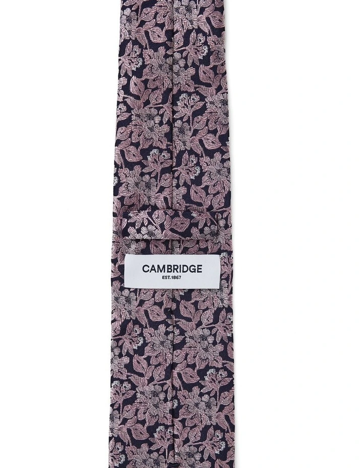Philadelphus Silk Tie In Pink image 2