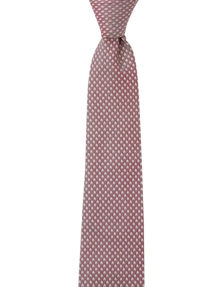 Arrowhead Silk Tie in Red image 1