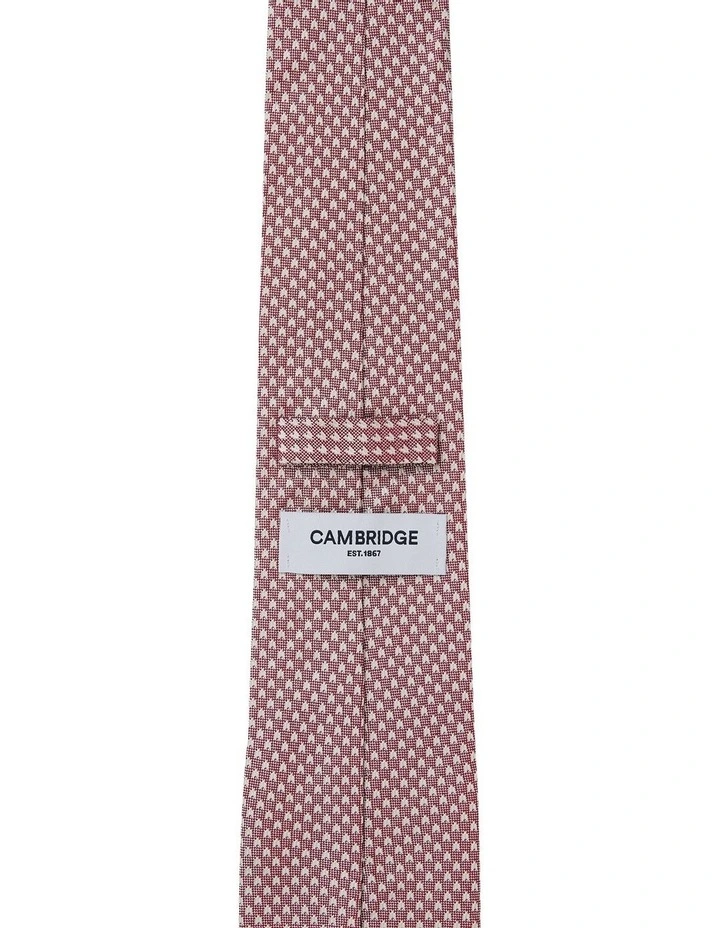 Arrowhead Silk Tie in Red image 2