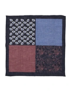 Linen 4-Way Pocket SquareIn Rose