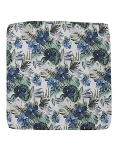 Cold Tropical Silk Pocket Square In Emerald