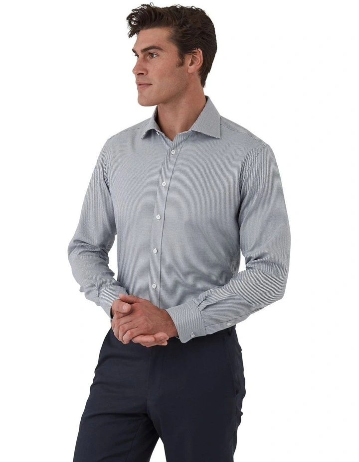 Carlton Modern Fit Shirt in Navy image 3