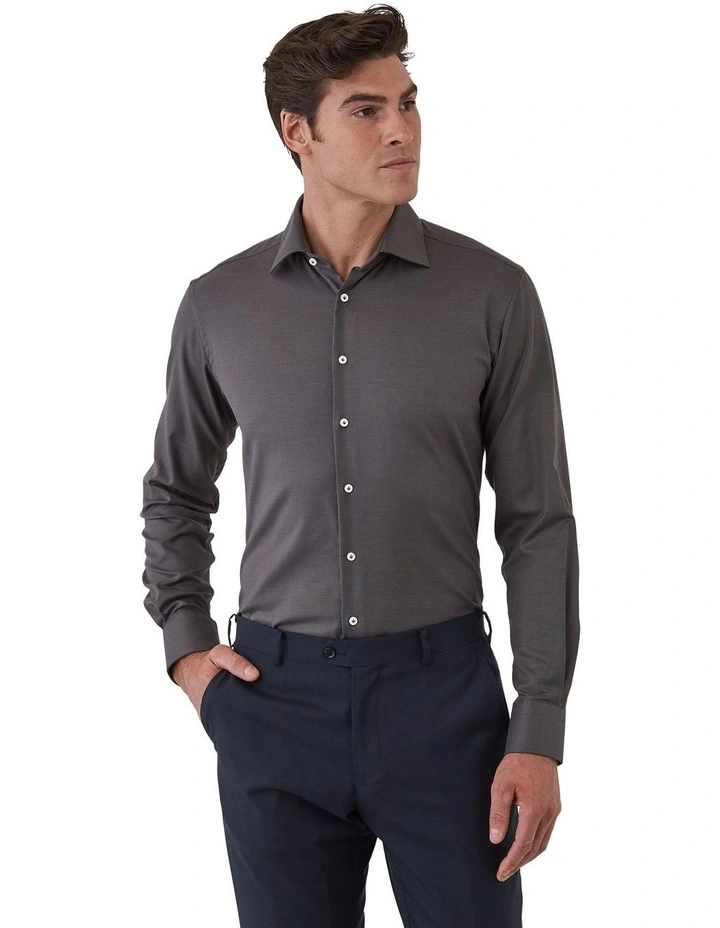 Parkdale Modern Fit Shirt in Brown image 1