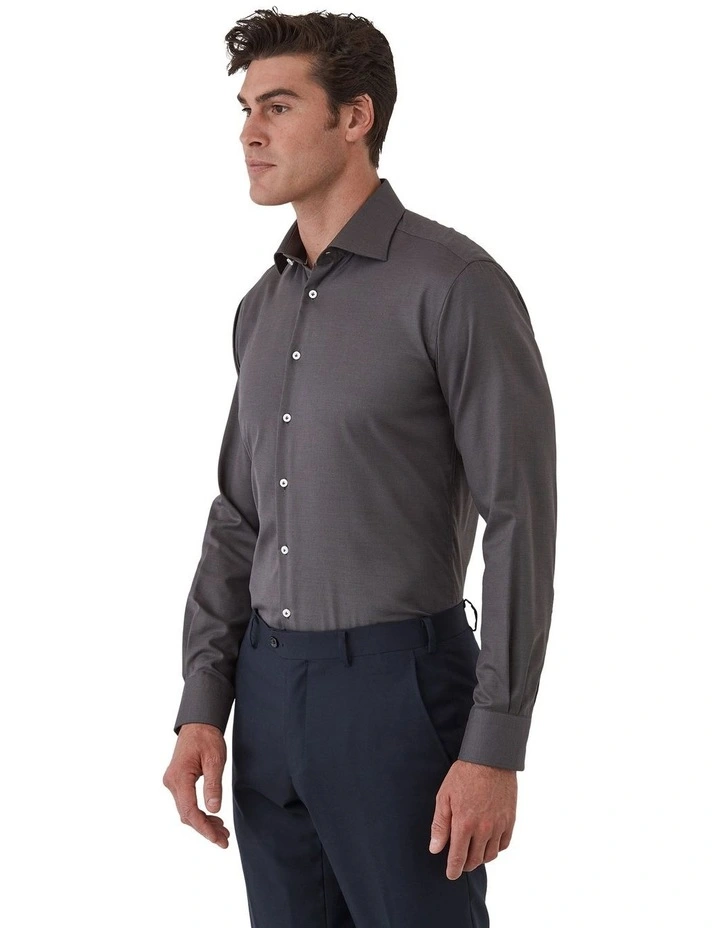 Parkdale Modern Fit Shirt in Brown image 3