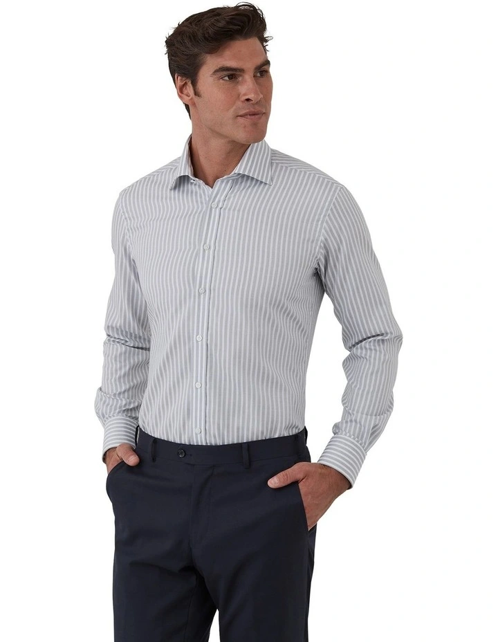 Carlton Modern Fit Shirt In Navy image 3