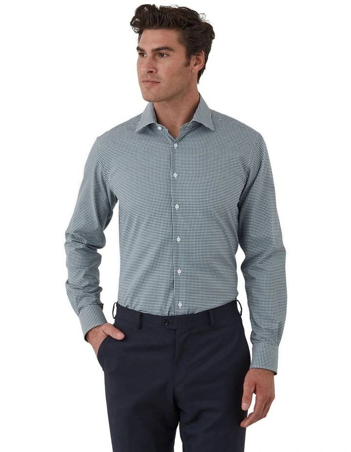 Parkdale Modern Fit Shirt In Emerald image 1