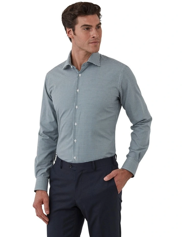 Parkdale Modern Fit Shirt In Emerald image 3