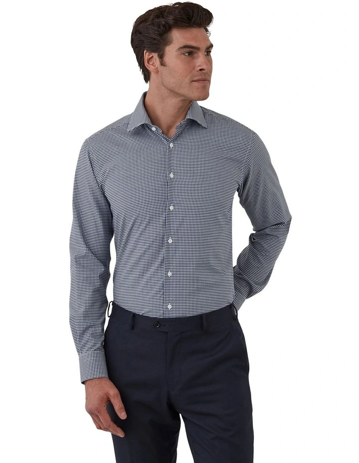 Parkdale Modern Fit Shirt In Navy image 1