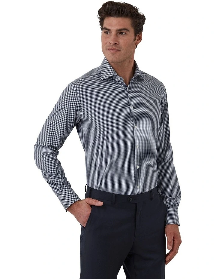 Parkdale Modern Fit Shirt In Navy image 3